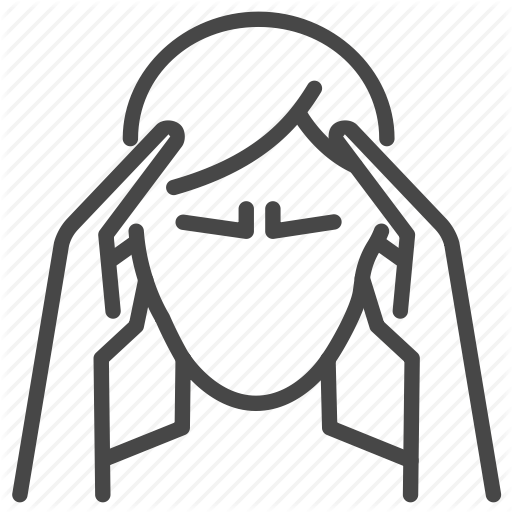 512x512 Cluster, Headache, Migraine, Sick, Stroke Icon