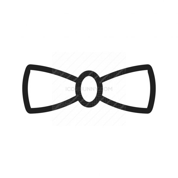 600x600 Bow Tie Line Icon