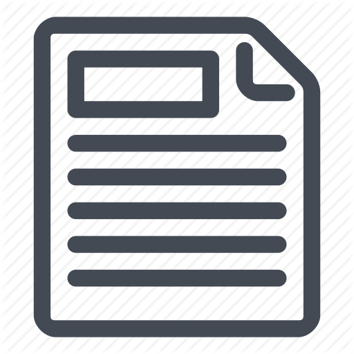 512x512 Document, Header Icon