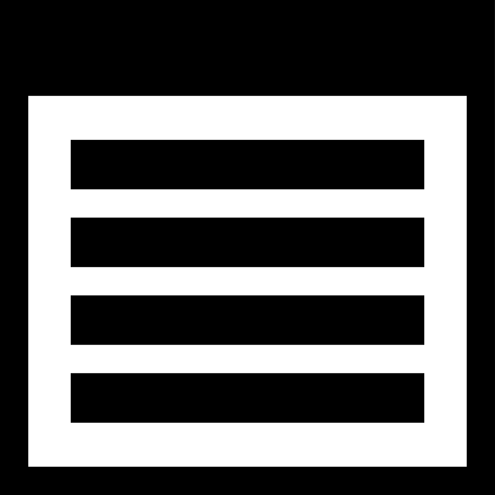 980x980 Layout Design With Header And Four Rows Png Icon Free Download