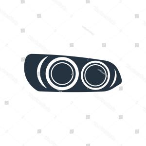 300x300 Comfortable Car Headlight Isolated Icon On White Createmepink