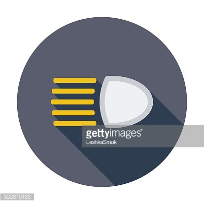 414x414 Headlight Premium Clipart