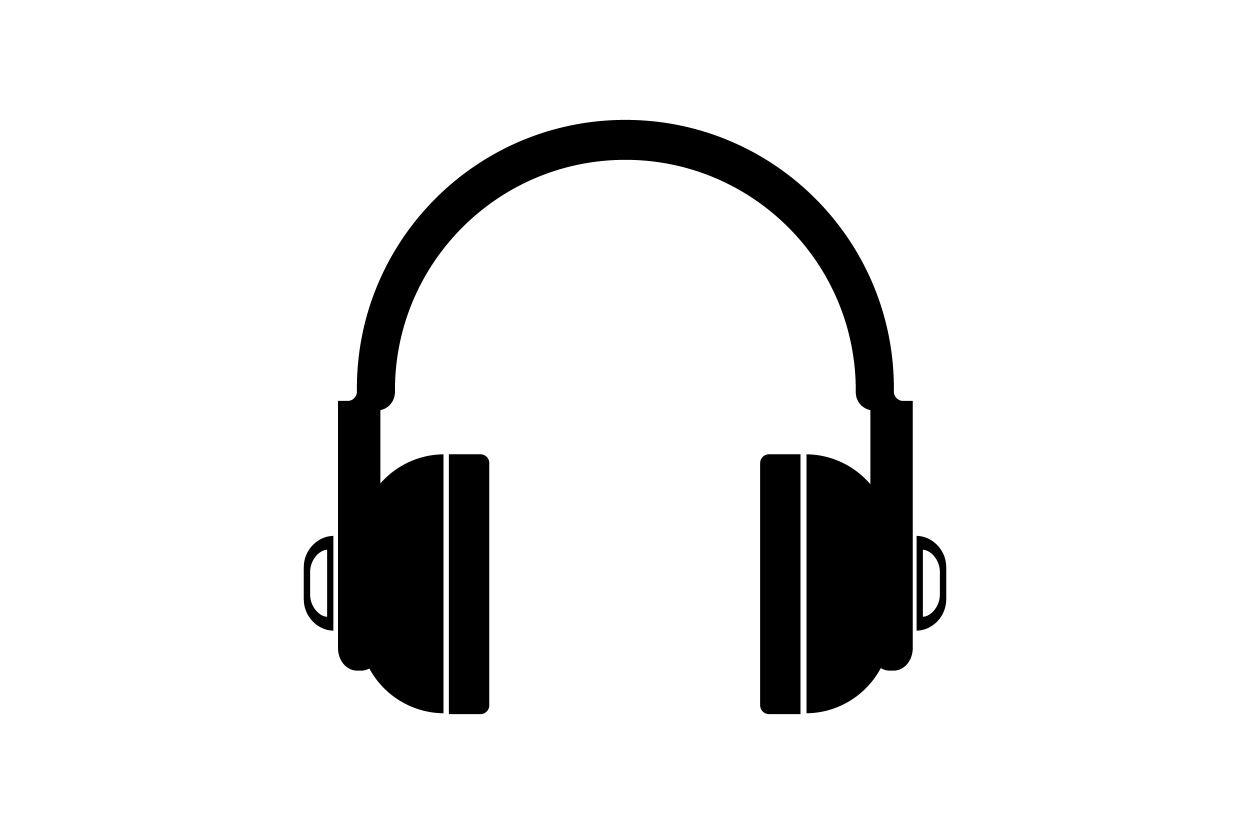 2500x1668 Headphone Icon Vector Graphic