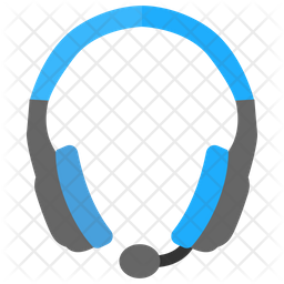 256x256 Headphone Icon Of Flat Style