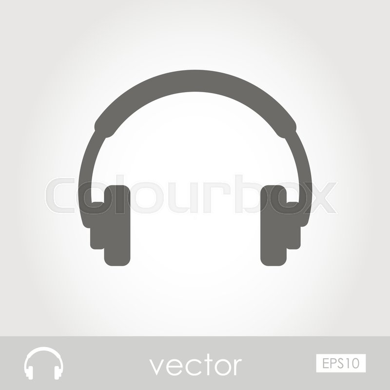 800x800 Headphone Icon Vector Illustration Stock Vector Colourbox