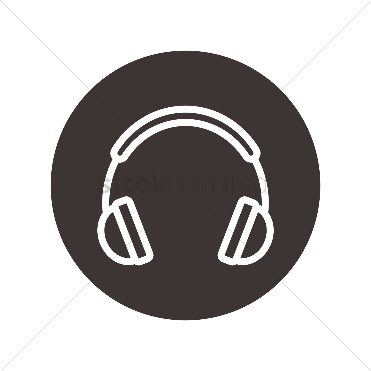 1300x1300 Headphones Icon Vector Image