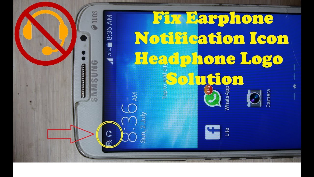 1280x720 Fix Samsung Headphone Logo Solutionremove Earphone Logoremove