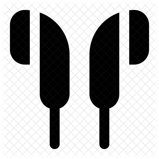 Headset Icon Of Glyph Style 512x512 Headset Icon Of Glyph Style