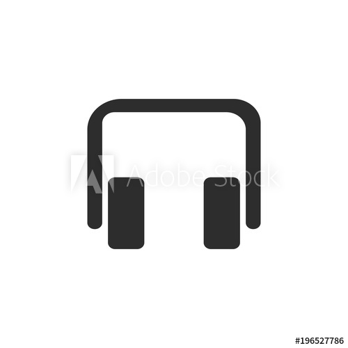 Headphone Icon Vector, Listening To Music Concept, Audio Jack Sign 500x500 Headphone Icon Vector, Listening To Music Concept, Audio Jack Sign