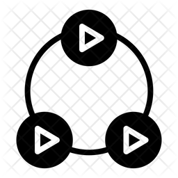 Video Connection Icon Of Glyph Style 256x256 Video Connection Icon Of Glyph Style