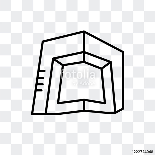 500x500 Cctv Headquarters Icon Isolated On Transparent Background Modern