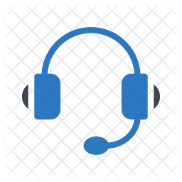 256x256 Headset Icon Of Flat Style