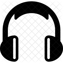 256x256 Headset Icon Of Glyph Style