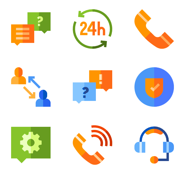 600x564 Phone Headset Icons