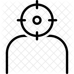 256x256 Headshot Icon Of Line Style