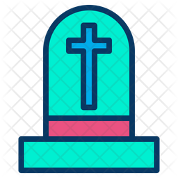 Tombstone Icon Of Colored Outline Style 256x256 Tombstone Icon Of Colored Outline Style