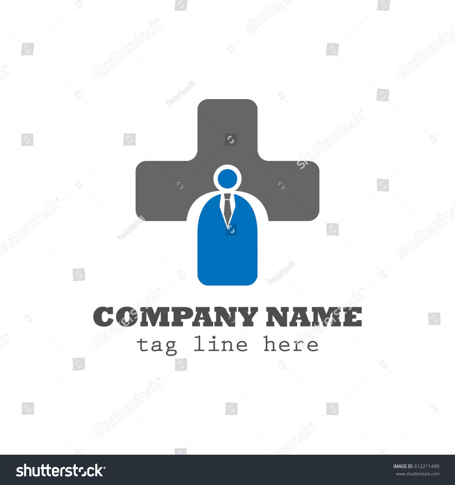 1500x1600 Business People With Cross Healing Icon Conceptual Logo Logo