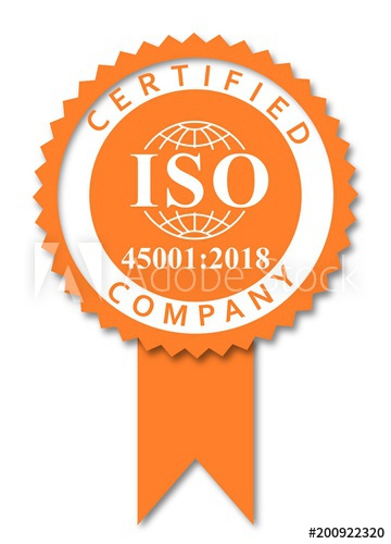360x500 Iso Norm Occupational Health And Safety Orange Icon Medal