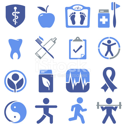 440x440 Health Wellness Icons Pro Series Stock Vector