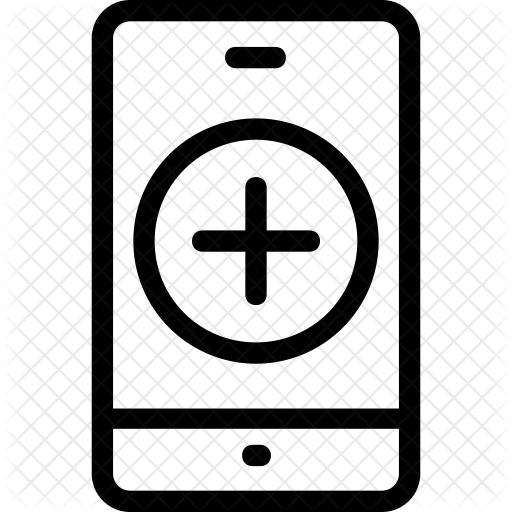 512x512 Health App Icon Of Line Style