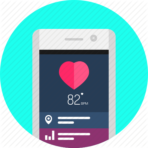 512x512 App, Fitness, Health, Mobile, Smart Phone Icon