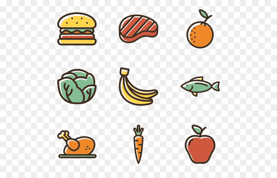 900x580 Food Icon Background Clipart