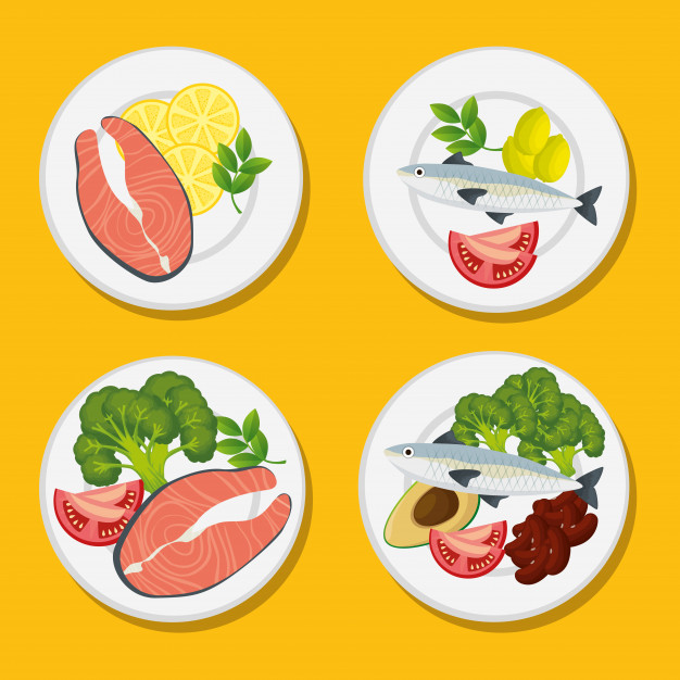 626x626 Healthy Food Menu Icons Vector Premium Download