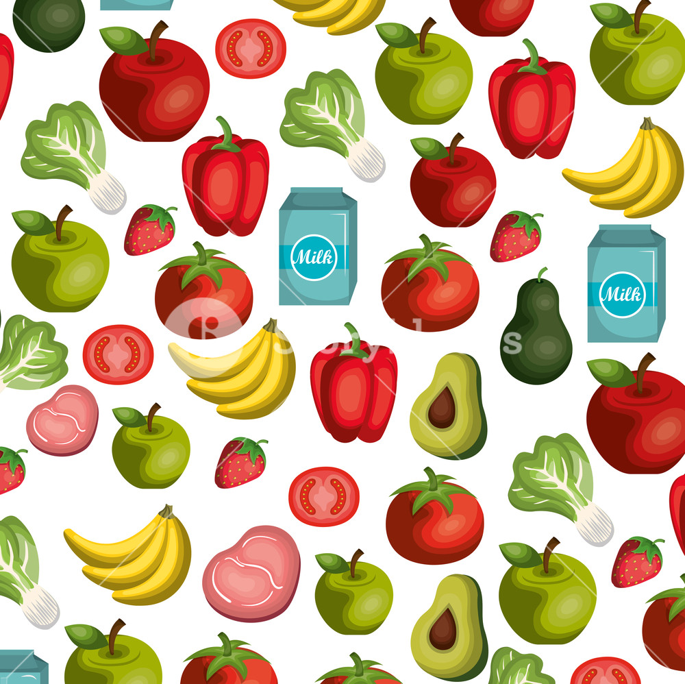 1000x998 Nutrition Healthy Food Icon Vector Illustration Design Royalty