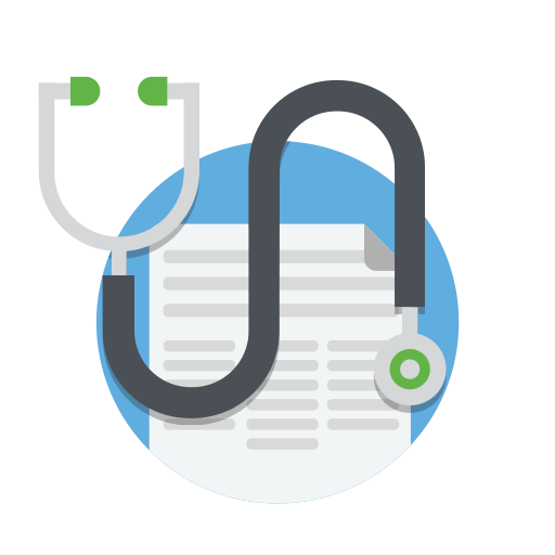 512x512 Doctor, Drug, Healthcare, Medical, Medicine, Notes, Stethoscope Icon