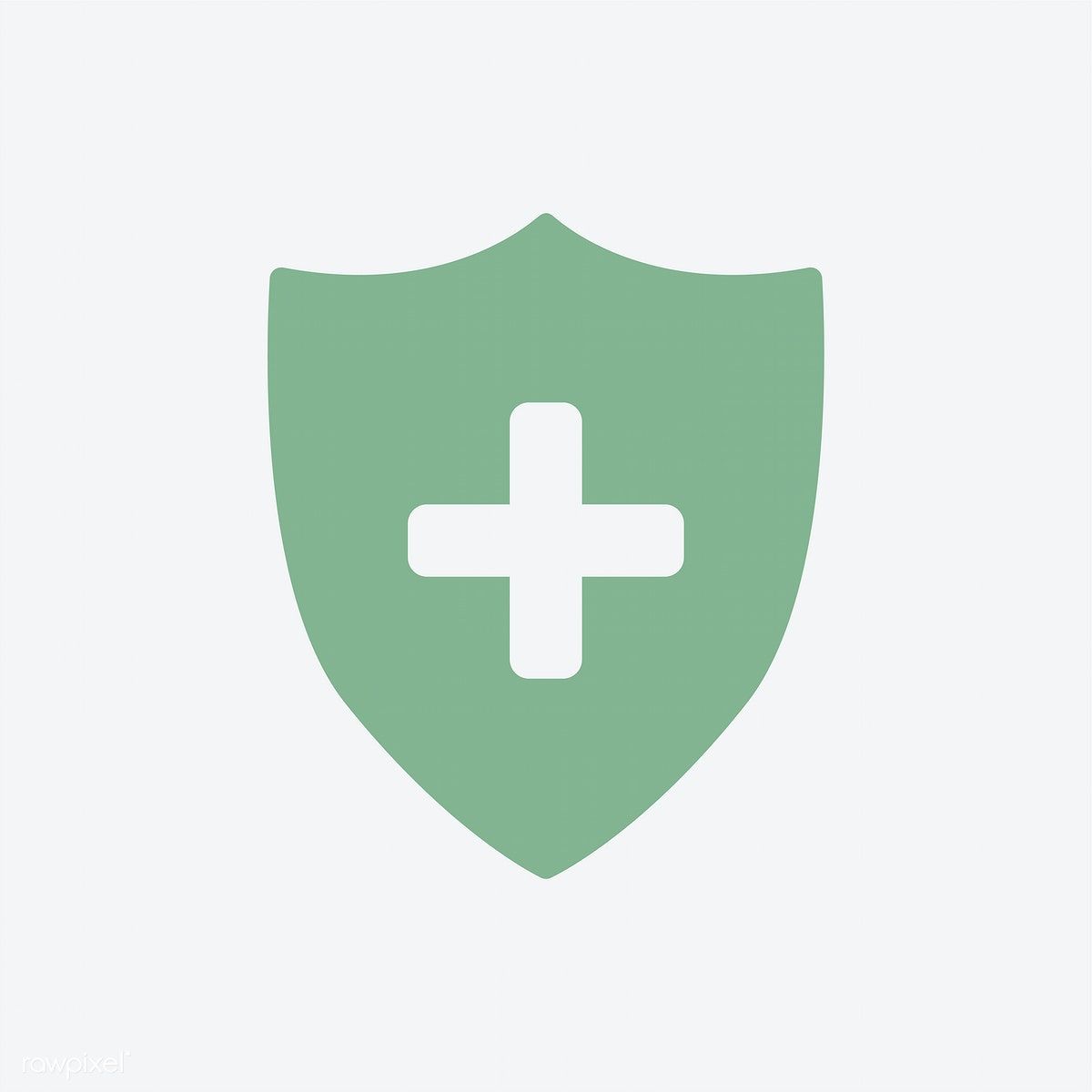 1200x1200 Isolated Green Medical Insurance Icon Free Image
