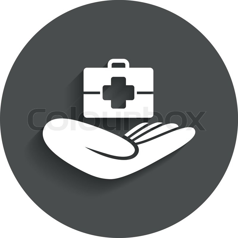 800x800 Medical Insurance Sign Icon Health Stock Vector Colourbox