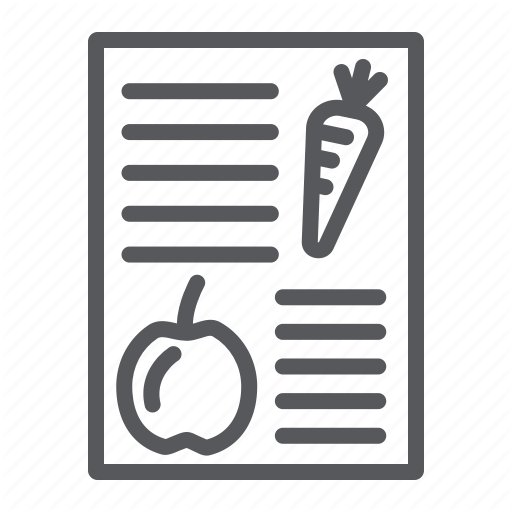 512x512 Balanced, Diet, Health, Meal, Menu, Plan Icon