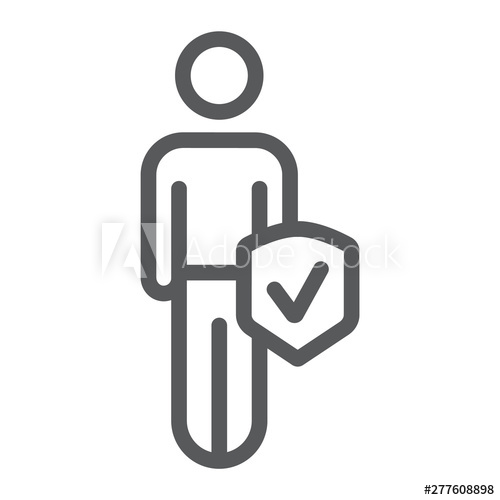 500x500 Life Insurance Line Icon, Protection And Life, Health Safety Sign