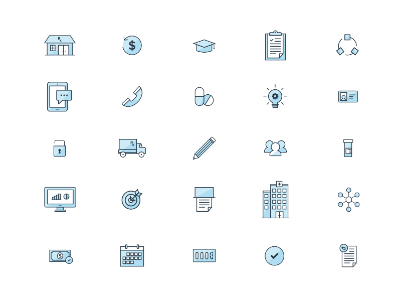 800x600 Health System Icon Set