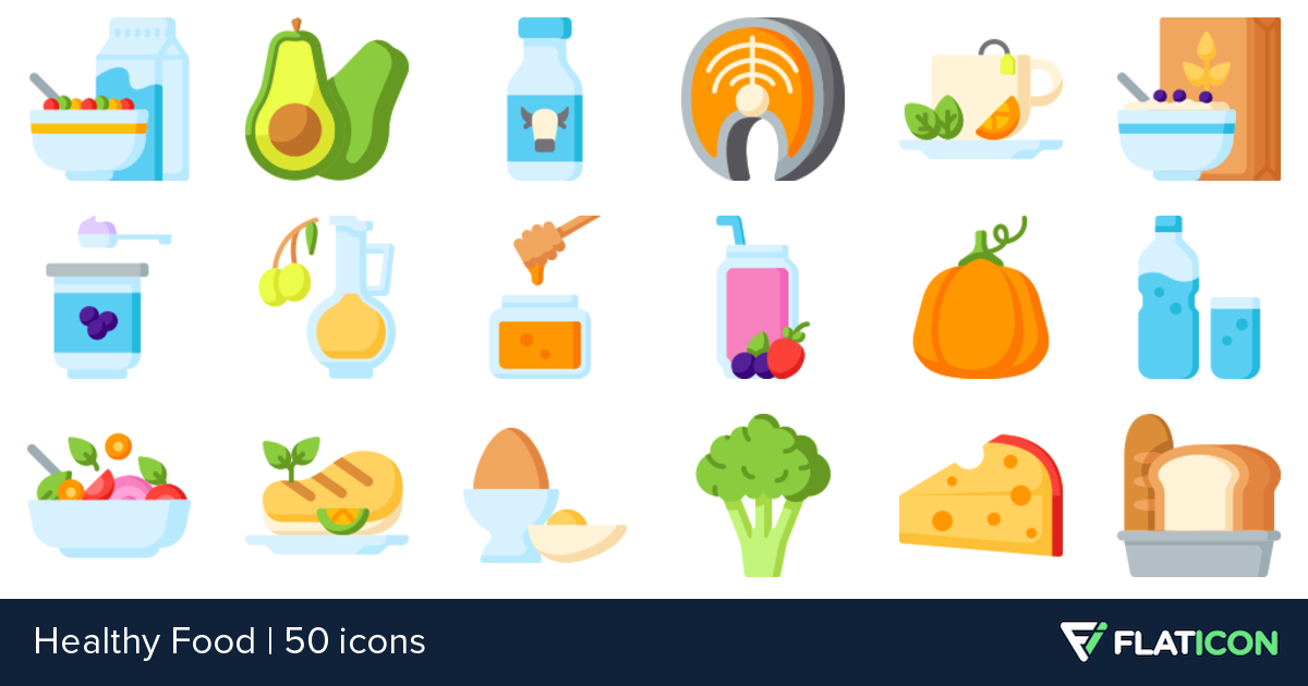 1200x630 Healthy Food Premium Icons