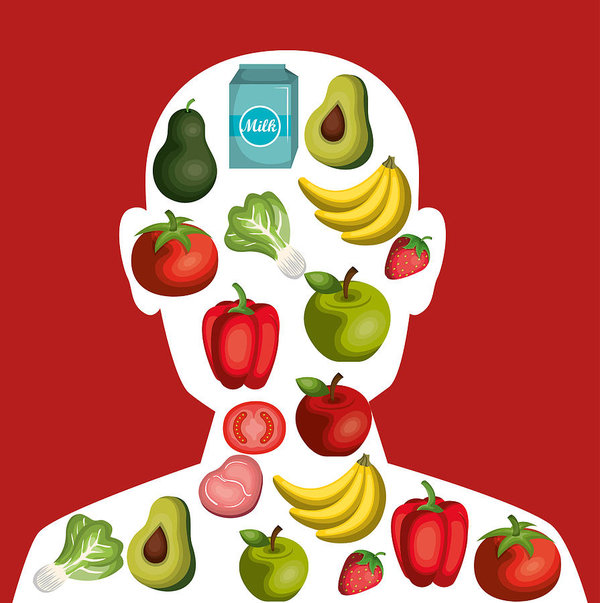 600x603 Nutrition Healthy Food Icon Art Print