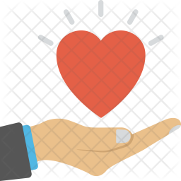 256x256 Healthy Heart Icon Of Flat Style