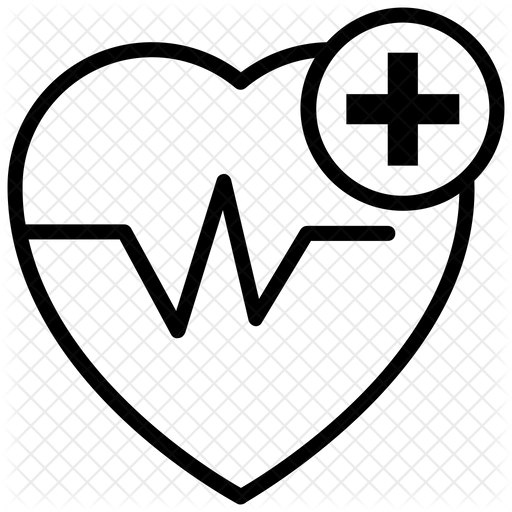 512x512 Healthy Heart Icon Of Line Style