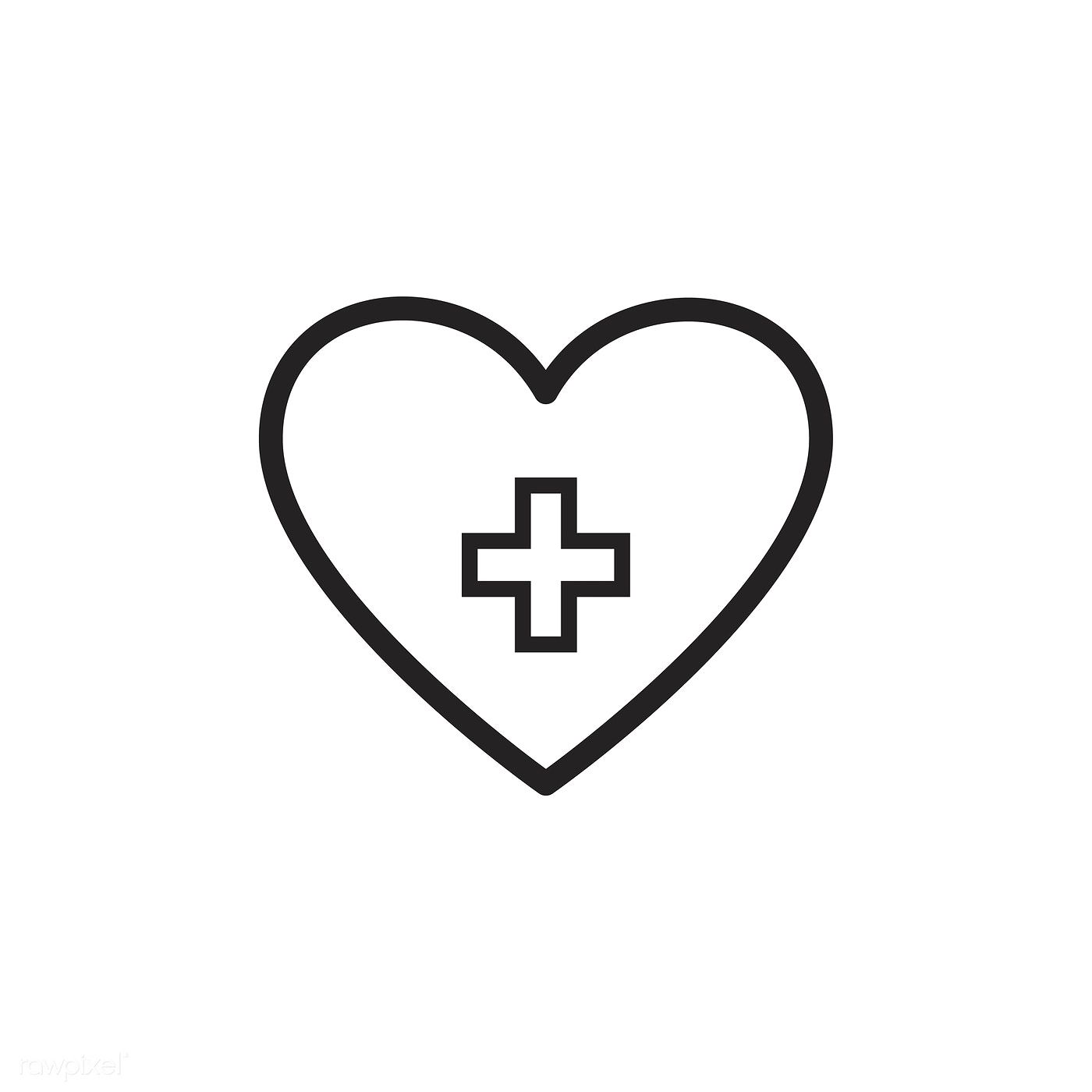 1400x1400 Healthy Heart Icon Vector Free Image