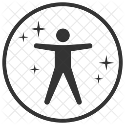 256x256 Healthy Icon Of Glyph Style