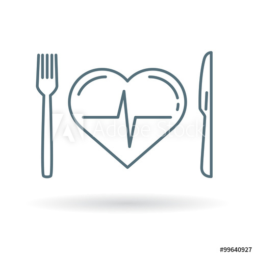 500x500 Concept Eat Healthy Icon Conceptual Healthy Diet Sign Conceptual