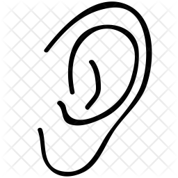 256x256 Hear Icon Of Doodle Style