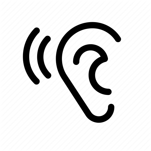 512x512 Audio, Hear, Listen To, Listening, Regard Icon