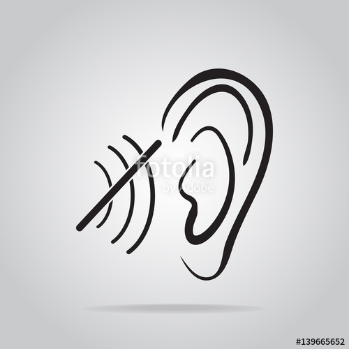 500x500 Deaf Icon, Disability To Hear Icon Stock Image And Royalty Free