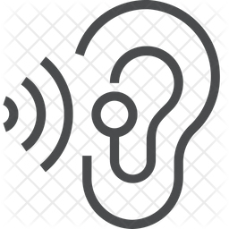 256x256 Hearing Aid Icon Of Line Style