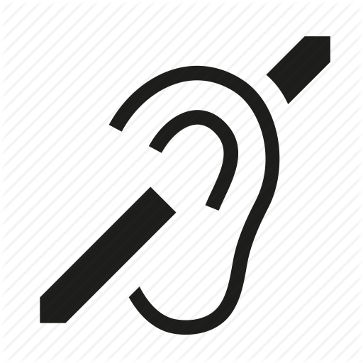 512x512 Deaf, Ear, Facilities For Hearing Impaired People, Hearing