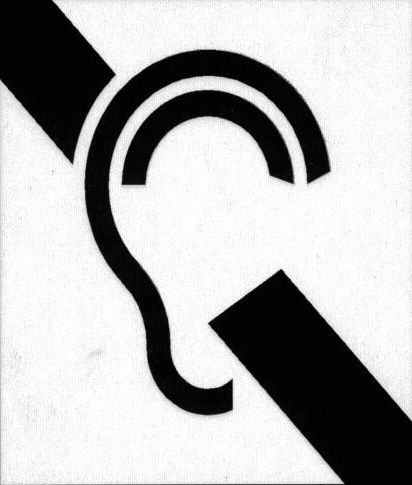 412x485 Hearing Impaired Icon For Closed Captioning And Assistive