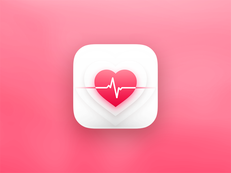 800x600 Heart Rate App Icon Mobile Ui Examples App Icon, Heart Rate