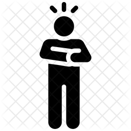 256x256 Heart Attack Icon Of Glyph Style