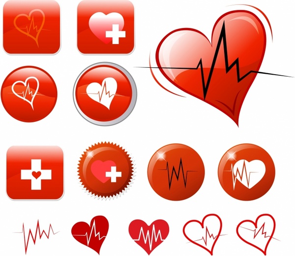 600x521 Heart Attack Icons Free Vector In Adobe Illustrator